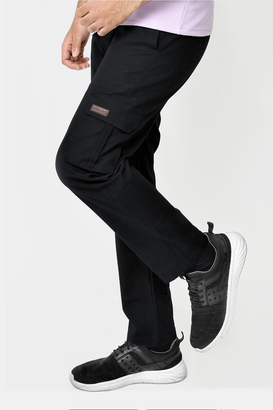 Black Premium Cargo Trouser
