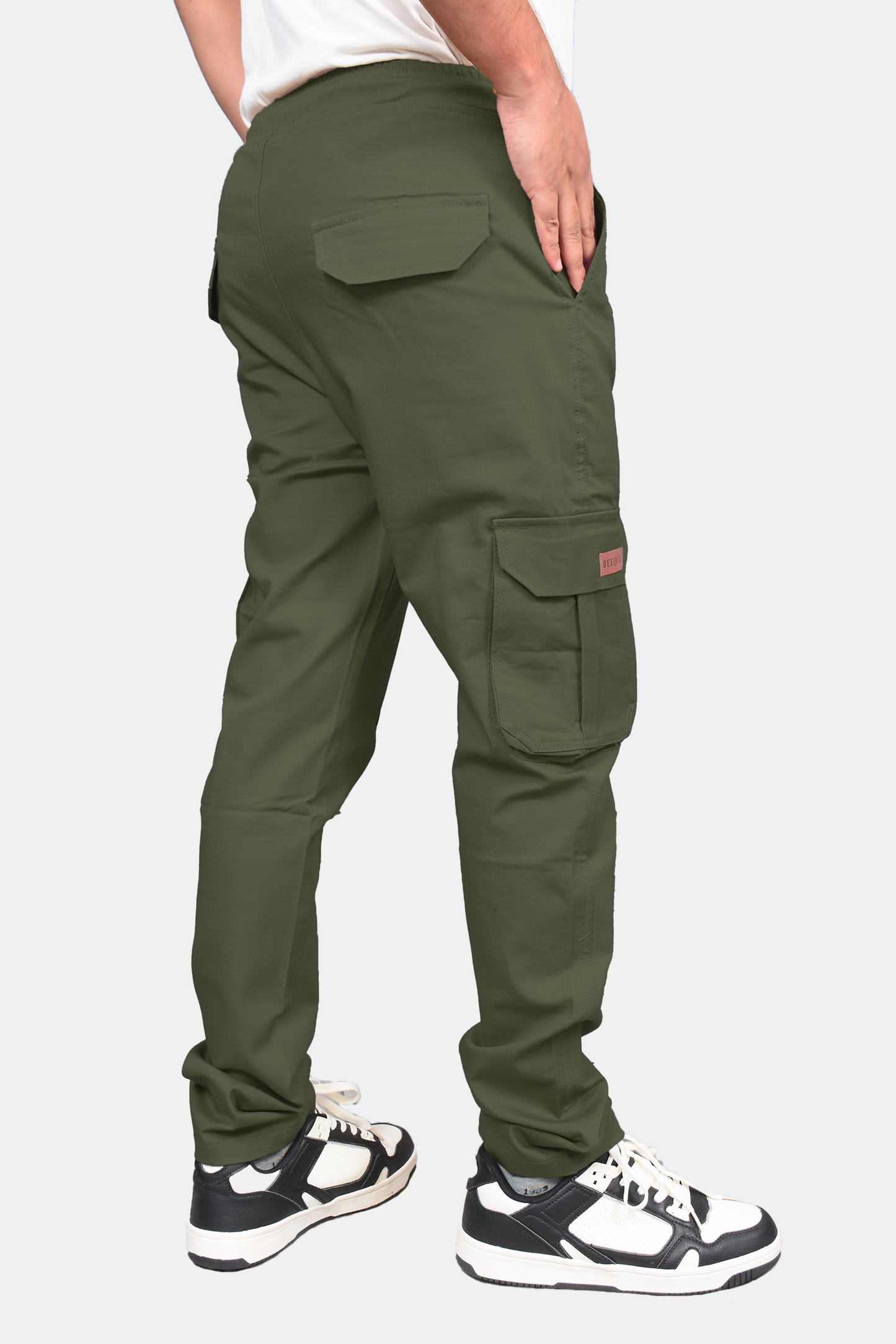 Olive Green Premium Cargo Trouser