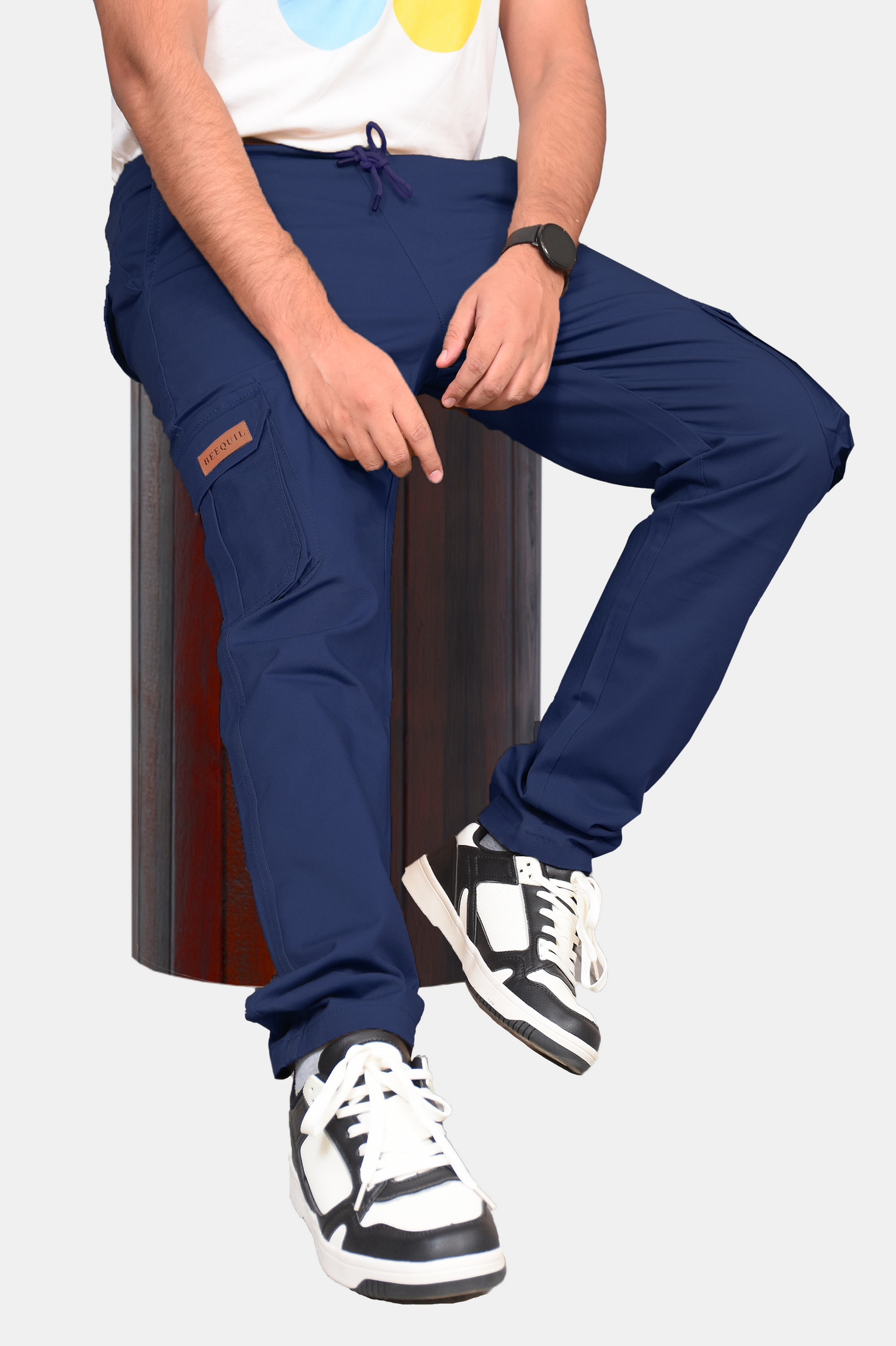 Navy Premium Cargo Trouser
