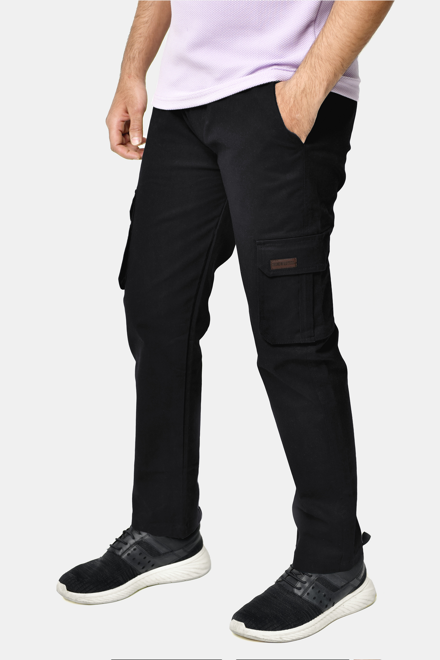 Black Premium Cargo Trouser