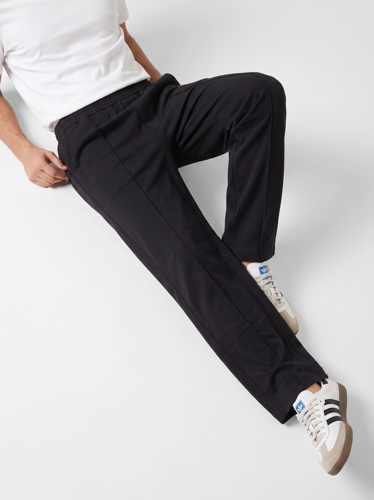 Black Stripe Straight Trouser