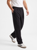 Black Stripe Straight Trouser