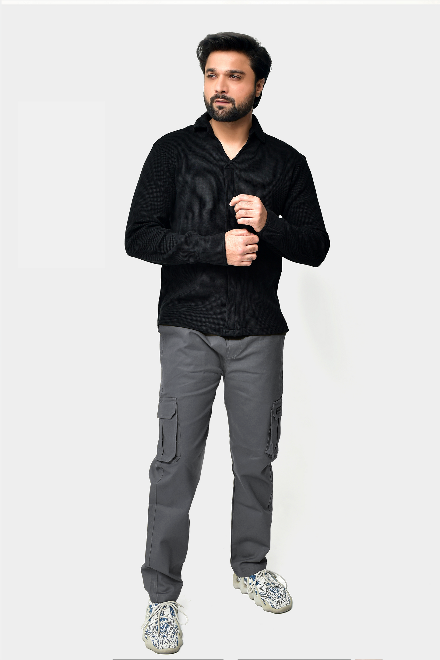 Grey Premium Cargo Trouser
