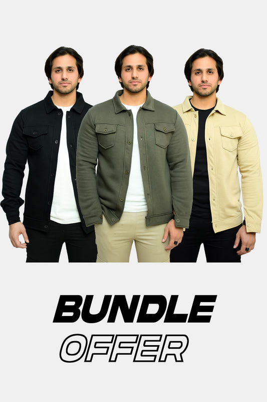 Pack Of Three Trucker Jackets
