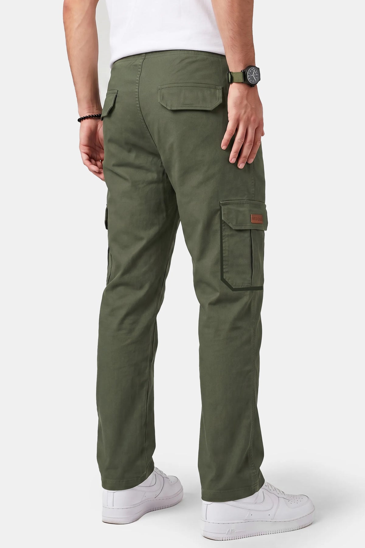 Olive Green Premium Six Pocket Cargo Trouser