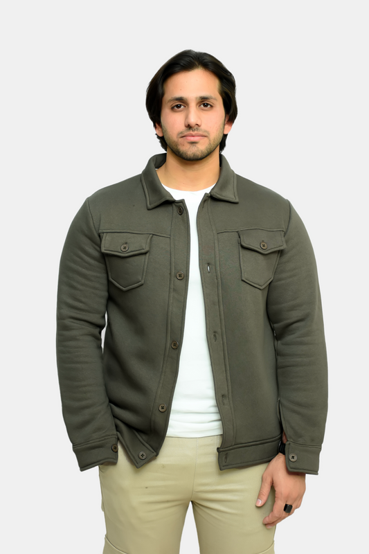 Olive Green Premium Trucker Jacket