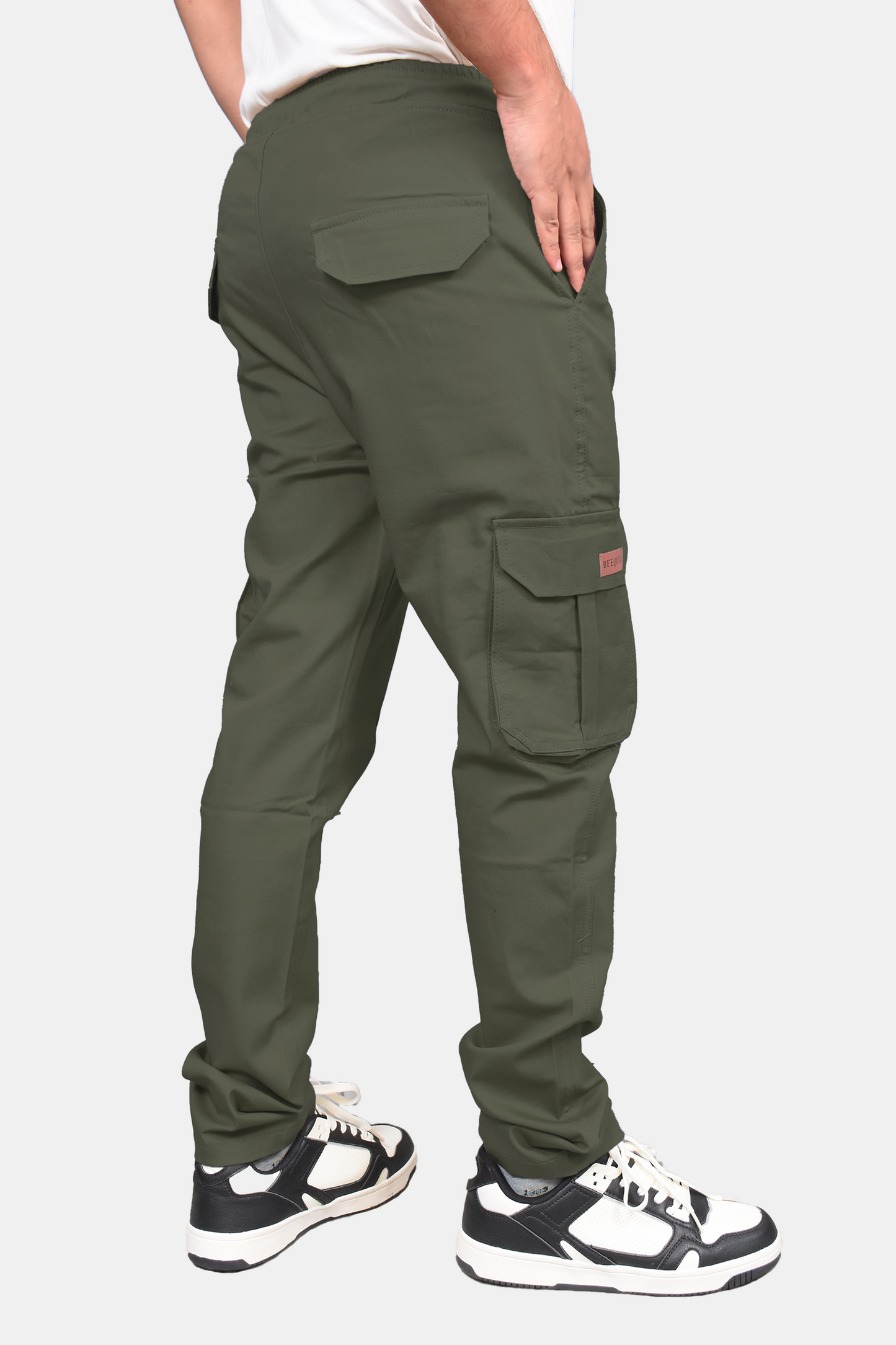 Olive Green Premium Cargo Trouser