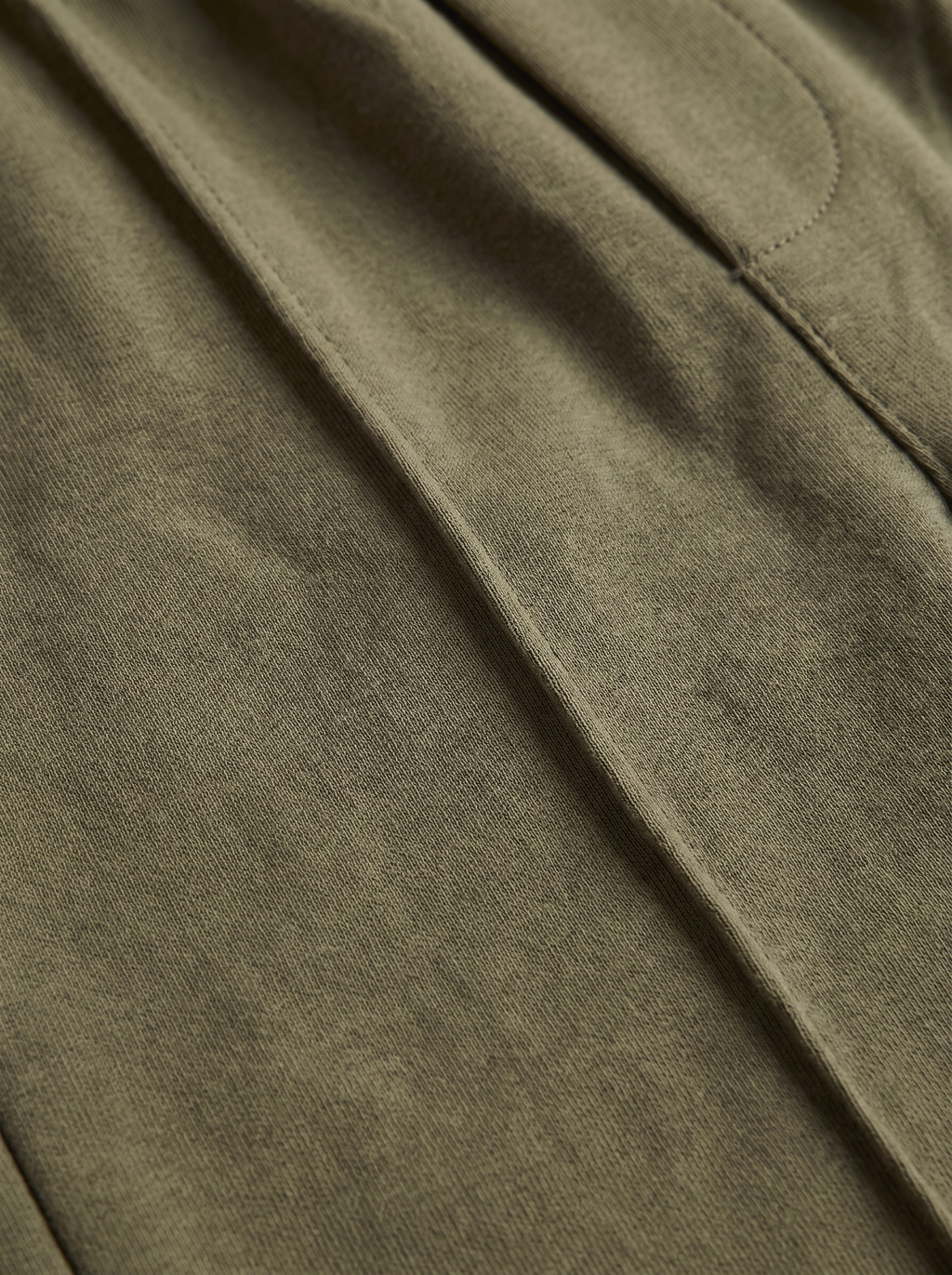 Olive Stripe Straight Trouser
