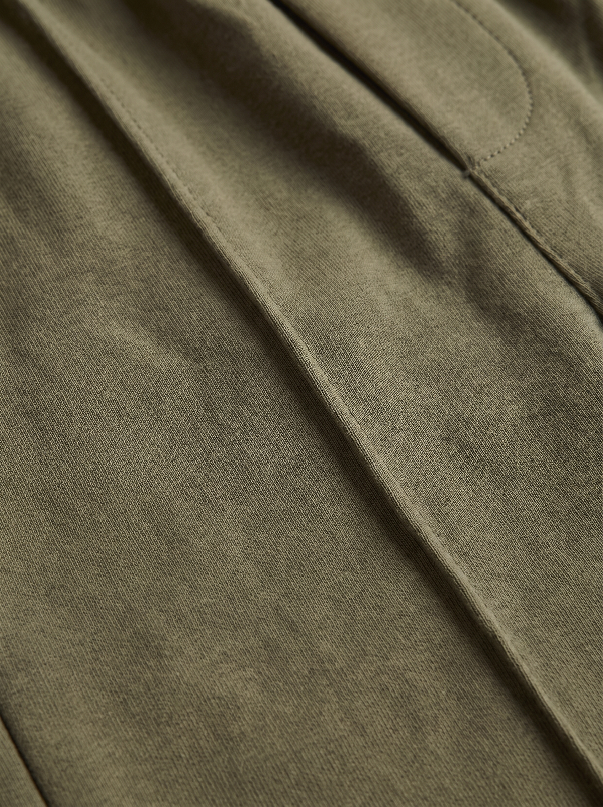Olive Stripe Straight Trouser